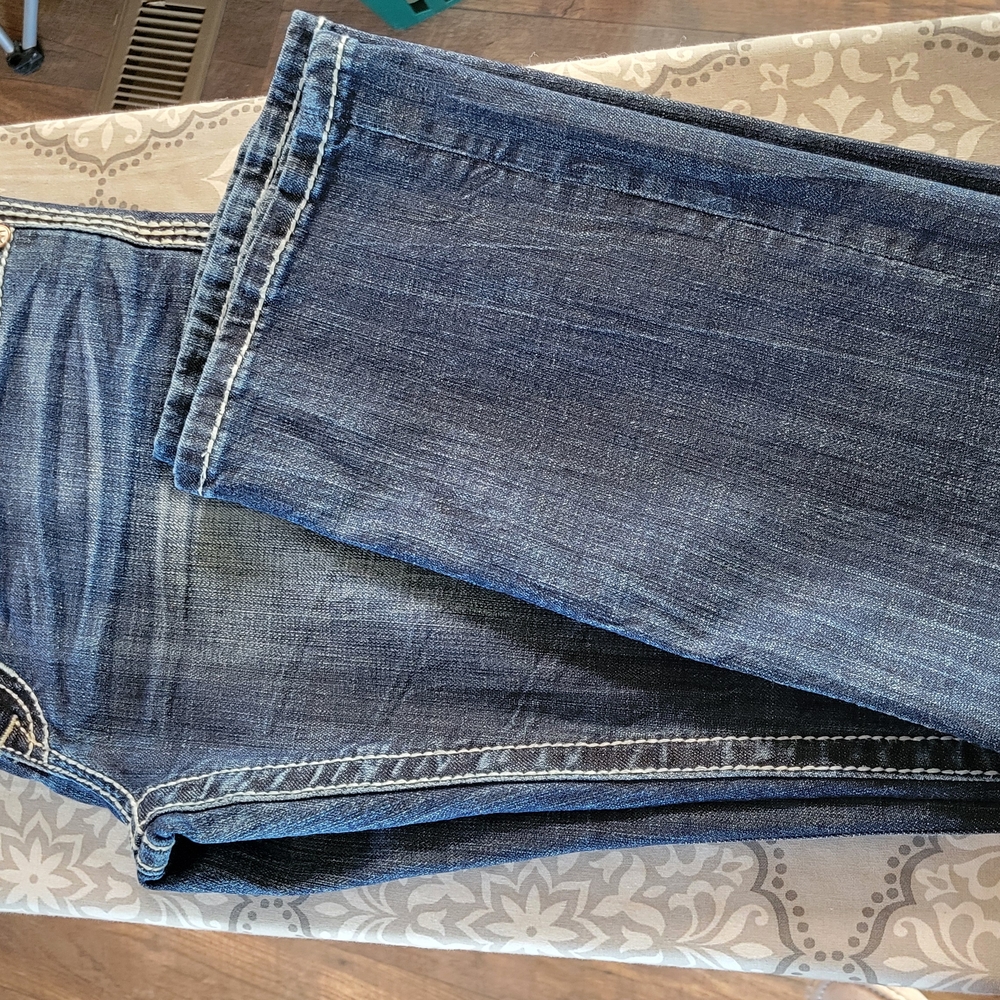 Women's Blue Boyfriend Jeans